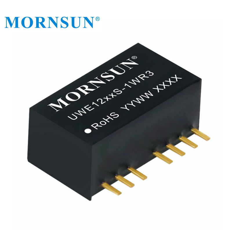 DUAL Output 1W 4.5V-36V 24V To 12V DC Converter UWE1212S-1WR3 Mornsun DC DC Converter