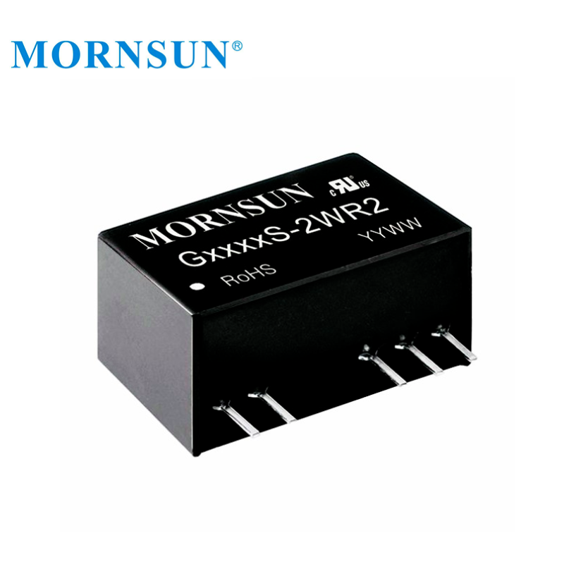 Mornsun G1215S-2WR2 DUAL Output Fixed Input 2W 12VDC Input 12V to 15V 2W DC DC Step Up Converter