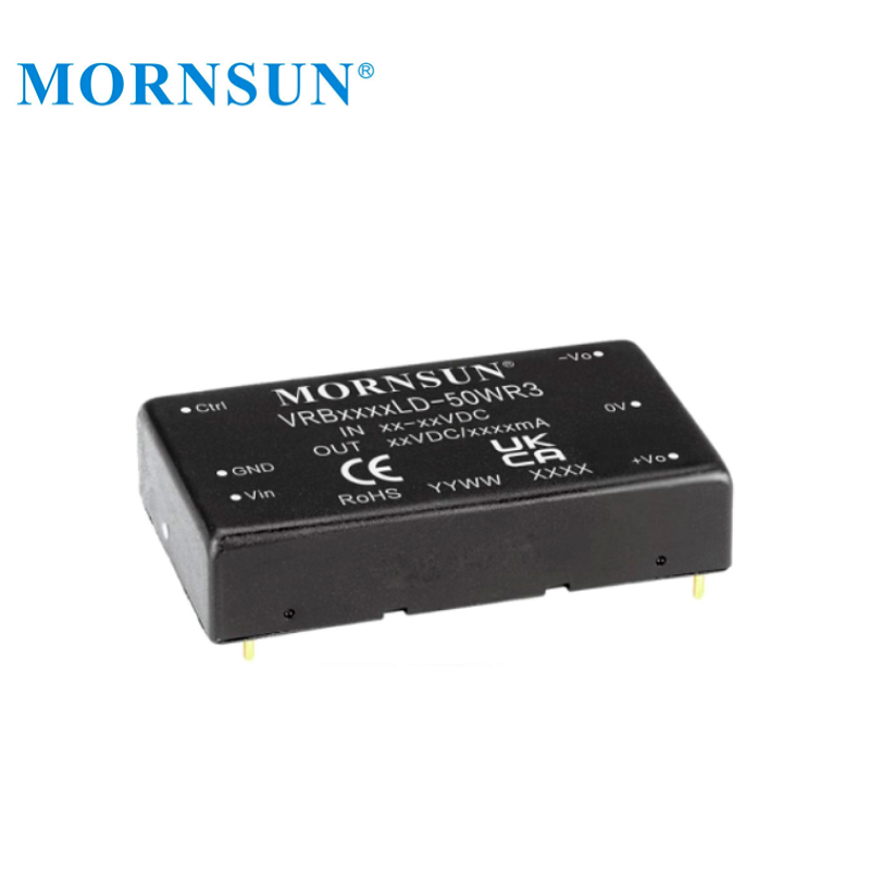 Mornsun VRB4805LD-50WR3 Ultra-wide Input 50W Reliable Railway 36v 48v 54V 60v DC to 5V 50W DC Buck Converter Power Supply