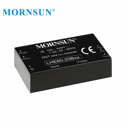Mornsun LHE60-20B24 Open Frame AC DC Constant Voltage 24V 2.5A 60W PCB Board 24V Switching Power Supply