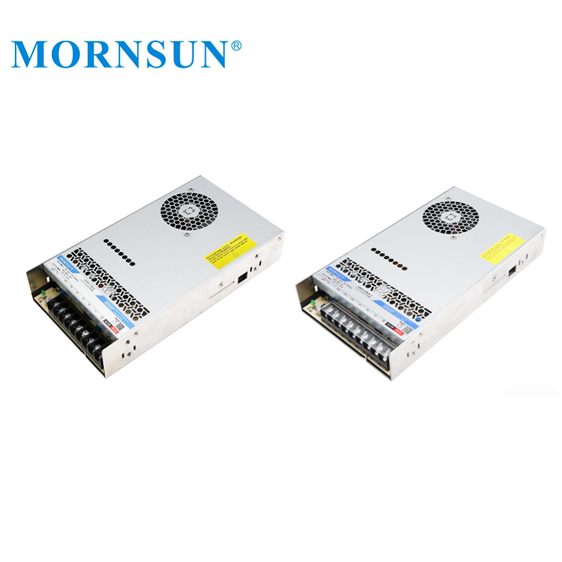 Mornsun Power LM450 PFC Function AC DC 12V 15V 24V 27V 36V 48V 450W SMPS Single Output 450W Enclosed Switching Power Supply