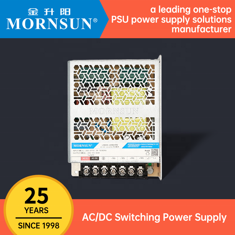 Mornsun Power Supply 5V 12V 15V 24V 36V 48V 54V 35W 50W 75W 100W 150W 200W 350W AC/DC Switching Power Supply