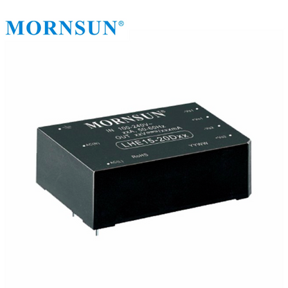 Mornsun LHE15-20D0524-04 DUAL Output AC/DC Open Frame Switching Power Supply 5V 24V 15W Green PCB Type Medical Power Supply