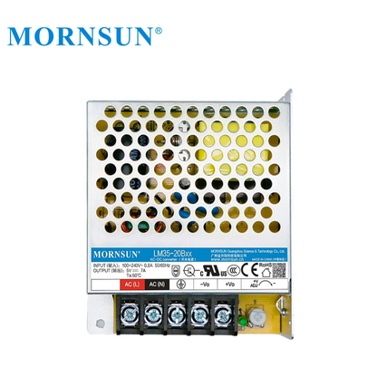 Mornsun Industrial Power Supply 5V 35W LM35-20B05 35W 5V Ac To Dc Enclosed Switching Power Supply for Led Strip Lighting