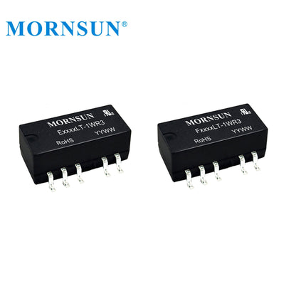 DUAL Output Fixed Input PCB 1W 5V to 9V 1W DC DC Converter Mornsun E0509LT-1WR3