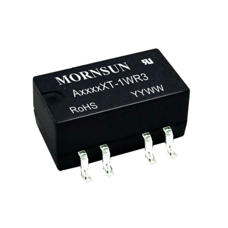 Mornsun A0315XT-1WR3 Fixed Input 1W Reliable Railway 3.3 to 15V 1W DC Dual Output Step Up Converter Power Supply