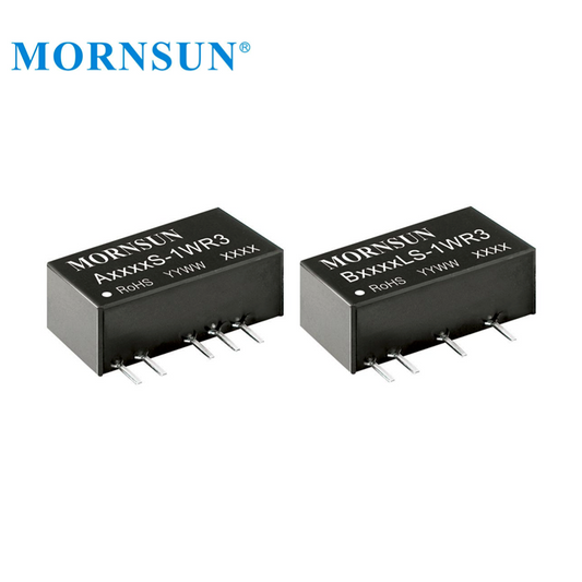 Mornsun A0309S-1WR3 Hot Sells DUAL Output DC DC Converter 3.3V to 9V 1W  Power Supply Module