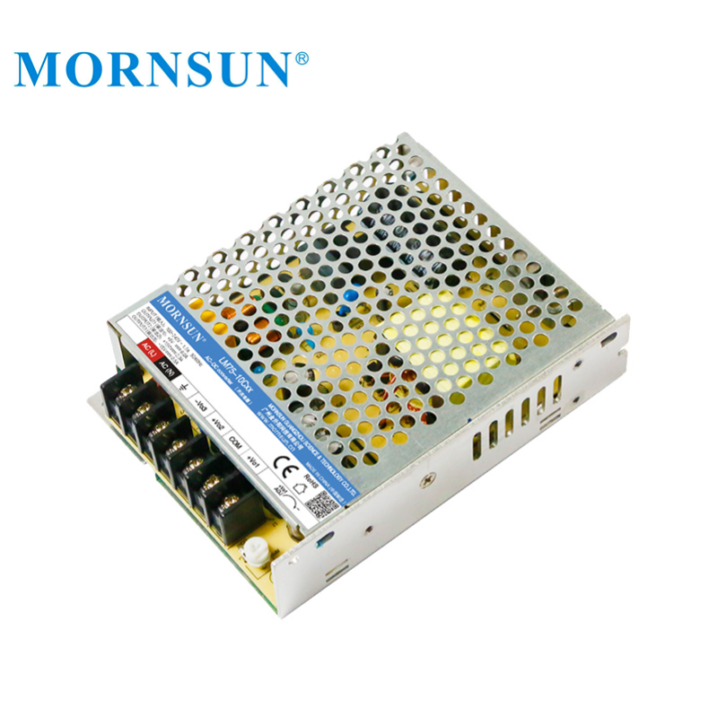 LM75 75W 72W 5V 12V 15V 24V Enclosed AC-DC Triple Output Power Supply Mornsun SMPS 3 Outputs Switch Power Supply AC/DC