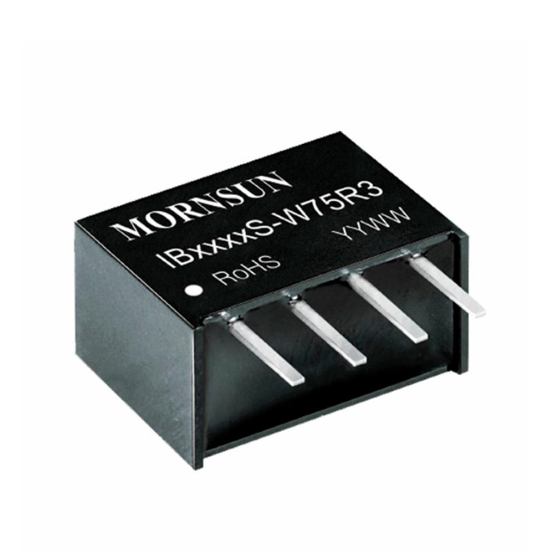 Mornsun IB0515S-W75R3 Fixed Input 1W 5V to 15V 0.75W Step UP Module 5VDC to 15V 0.75W DC to DC Converter