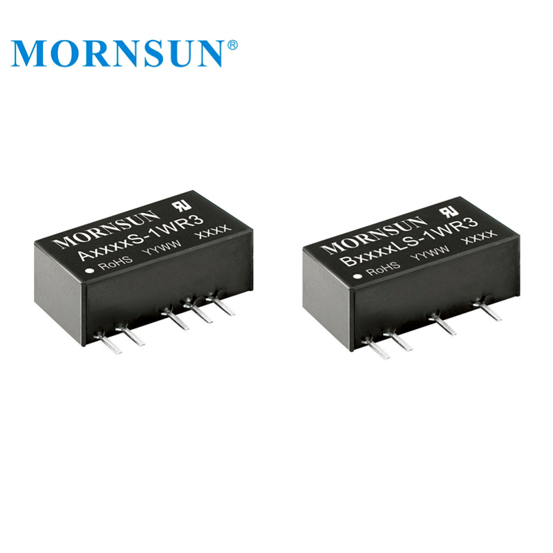 Mornsun A2412S-1WR3 Fixed Input DUAL Output 12V SIP DC to DC Converter Step Down 24v To 12V 1W Converter