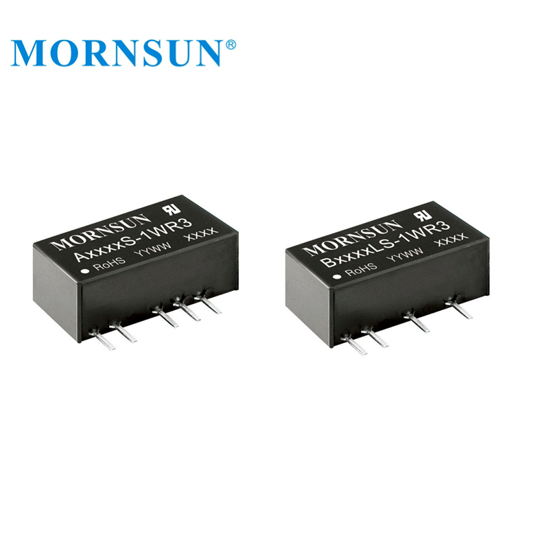 Mornsun Power Converter B2403LS-1WR3 Fixed Input 24VDC 1W Single Output 3.3V 1W DC DC Converter