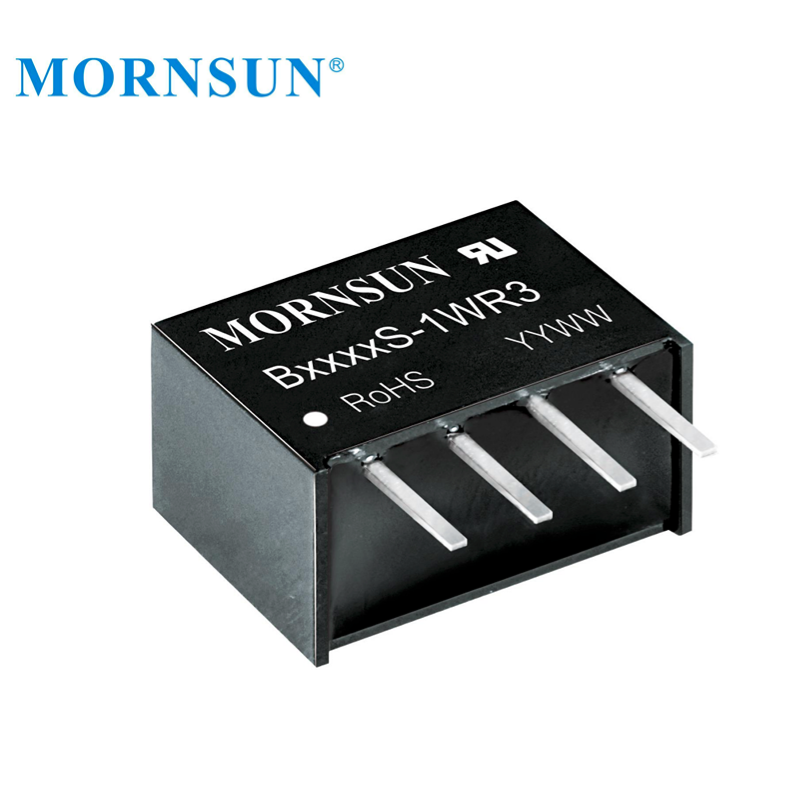 Mornsun B0524S-1WR3 Fixed Input 5V 24V Step Up DC 24V 1W Converter Module Adjustable