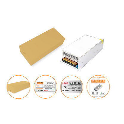 Feisman Power 12V S-600-12 SMPS AC DC Switching Power Supply 50A 600W 12V Power Supply