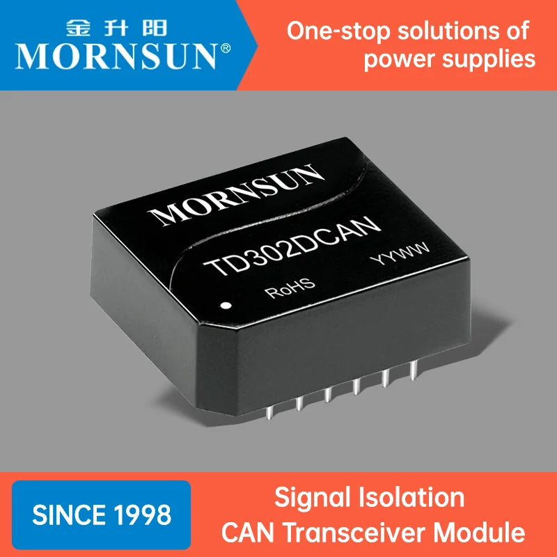 Mornsun Power Signal Isolation Transceiving TD501MCANFD Board Mount CAN Transceiver Module