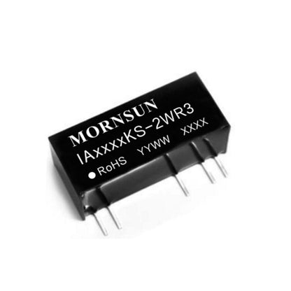 Mornsun Power Converter IA1212KS-2WR3 Fixed Input 12VDC 1W DUAL Output 12V 1W DC DC Converter