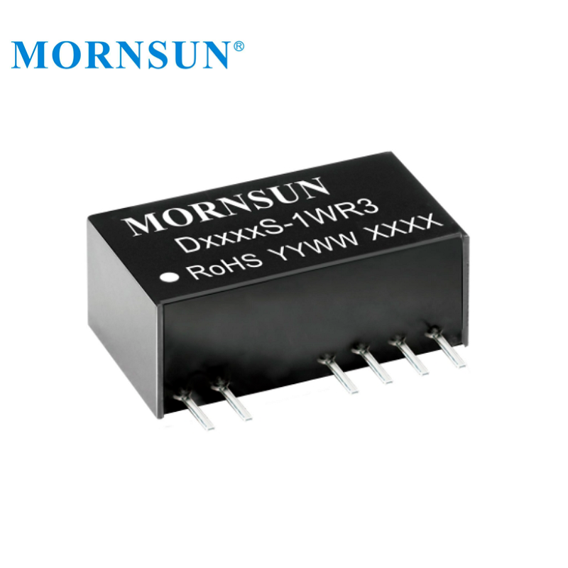 DUAL Output Fixed Input 12V To 5V 1W DC/DC Converter Mornsun Step Down Converter D120505S-1WR3