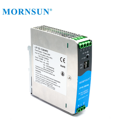 Mornsun Din Rail Power LI120-20B12R2S 120W 12V 10A AC-DC Industrial DIN Rail Switching Power Supply