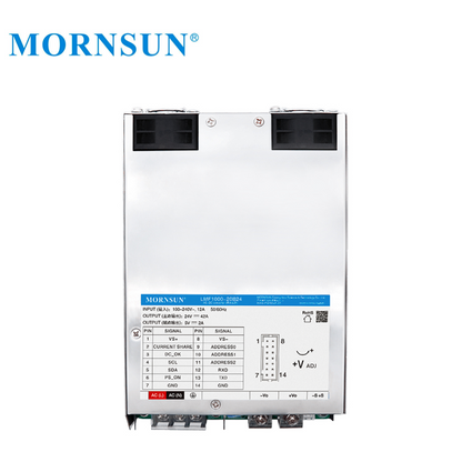 Mornsun SMPS LMF1000-20B27 AC DC Converter 27V 1000W Enclosed Switching Power Supply with PFC