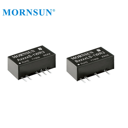 B1224LS-1WR3 Mornsun Fixed Input Single Output 24V 1W Converter 12V DC to 24V 1W DC Converter