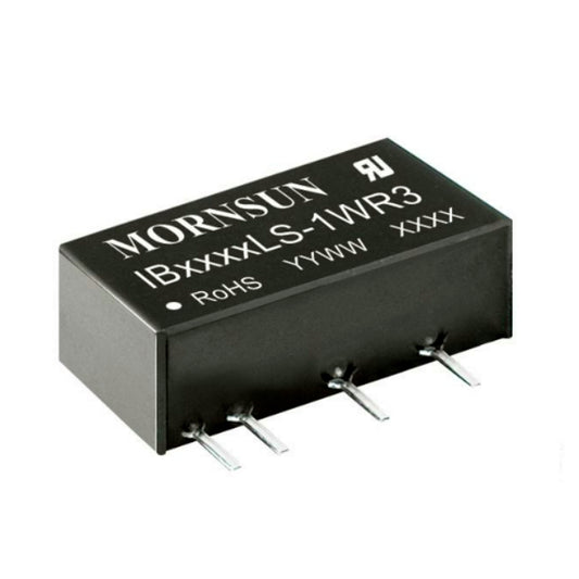 Mornsun IB1205LS-1WR3 Fixed Input SIP 12V To 5V 1W DC/DC Converter Step Down Converter