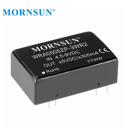 Mornsun WRA0509ZP-3WR2 DUAL Output 3W 4.5V-9V 6V 5V to 9V Voltage Converter DC DC Converter 9V
