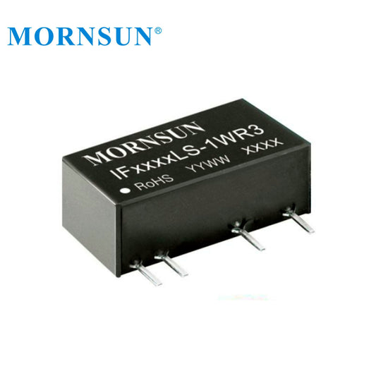 Mornsun Fixed Input Power Module 1W DC DC Converter 5V to 5V 1W IF0505LS-1WR3
