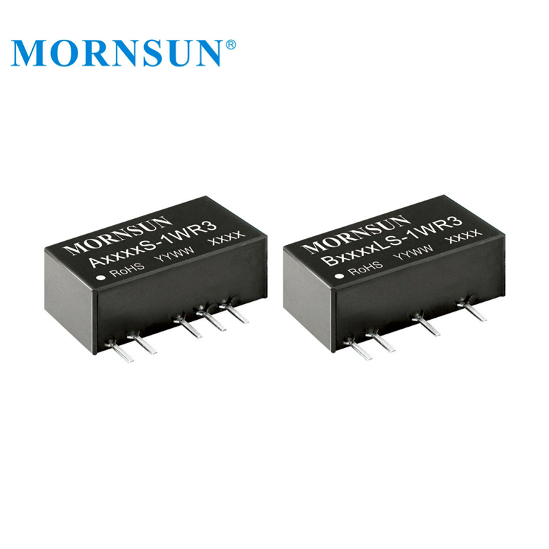 Fixed Input 1W DC-DC Converter 3.3V 1W A0303S-1WR3 Mornsun 3.3VDC to 3.3V 1W DC Converter