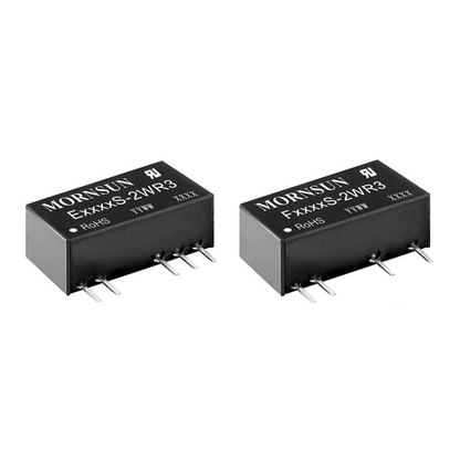 DUAL Output Fixed Input PCB 2W 24V to 9V 2W DC DC Converter Mornsun E2409S-2WR3
