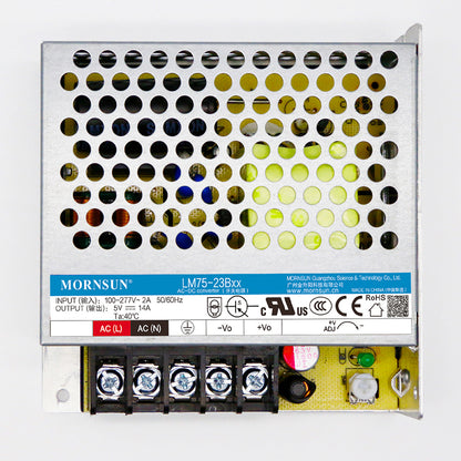 Mornsun LM75-23B48 75W AC DC 1.5A 1.6A 48V Power Supply Transformer 220V to 48V Power Supply Circuit