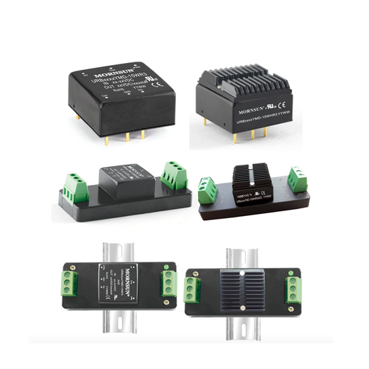 Mornsun URB2405YMD-15WR3 Ultra-wide Input 36V to 5V Power Supply 24V to 5V 15W DC DC Converter for Industrial Control Medical