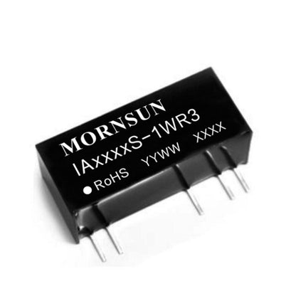 Mornsun IA0505S-1WR3 Fixed Input Dual Output 5V to 5V 1W DC DC Converter with CB CE Approved