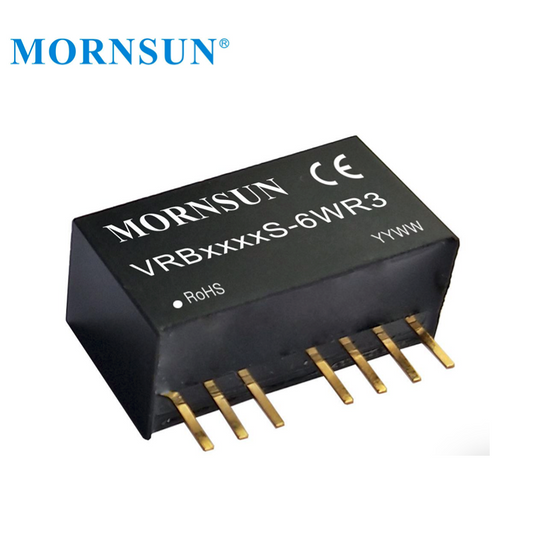 Mornsun VRB1205S-6WR3 6W 9V-18V 15V 12V to 5V DC DC Converter with CB CE Approved