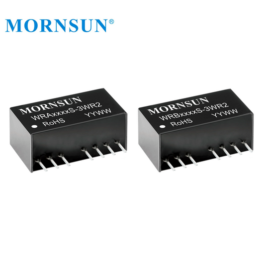 Mornsun WRB1205S-3WR2 9V-18V Input Step Down Voltage Regulator 12V to 5V 3W DC DC Power Supply Mini Voltage Buck Converter