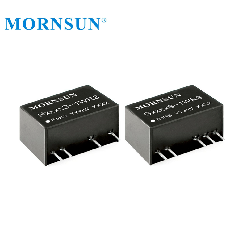 Mornsun G2412S-1WR3 Fixed Input DUAL Output DC-DC Step Down Buck 24V to 12V 1W DC Converter Power Module