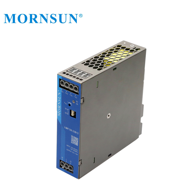 Mornsun Power Supply 48V 120W LIMF120-23B48 48V 120W AC/DC Din Rail Power Supply with PFC