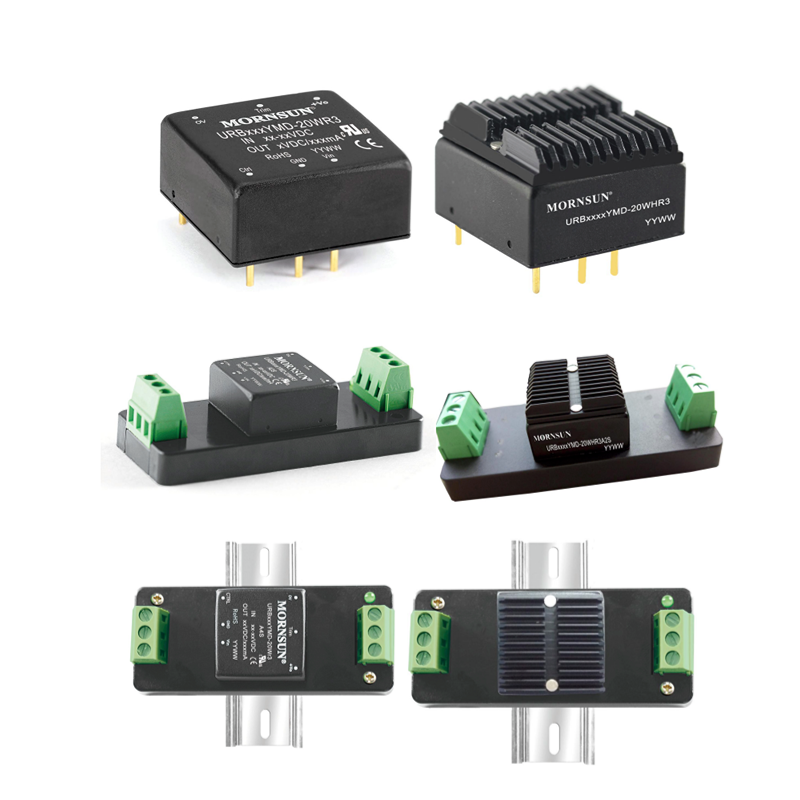 Mornsun URB2405YMD-20WR3 Hot Sells DC DC Converter 9V 36V 27V 24V to 5V 20W  Power Supply Module