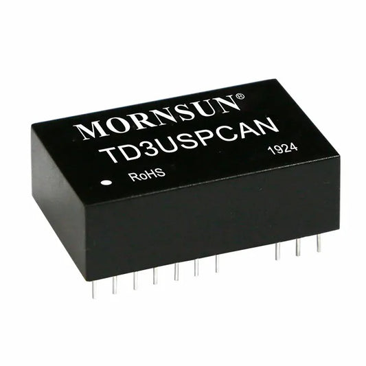 Mornsun Protocol Conversion Module Converts TD3USPCAN CAN Bus Network and Serial Port to Ethernet Transceiver Module - FEISMAN POWER