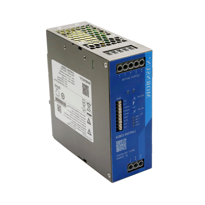 Mornsun LIHF240-23B48 High-end AC to DC 75W 120W 240W Industrial Din Rail Power Supply 12V 24V Switching Power Supply with PFC