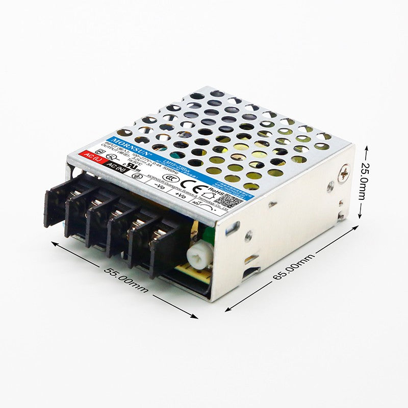 Mornsun Industrial Power LM15-23B24 Single Output Enclosed 24V 15W AC To DC Power Supplies For Medical Industry Automation