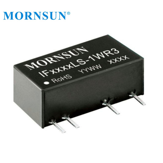 Mornsun IF1205LS-1WR3 Step Down DC DC Converter 12V To 5V 1W for Industrial Control Medical Electric Power