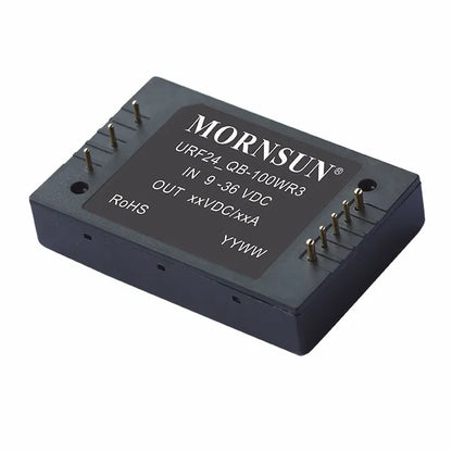 Mornsun URF2448QB-100WR3A6 Board Mount DC-DC Converters 100W 48V 24(9-36)VDC