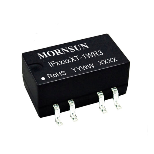 Fixed Input 1W DC-DC Converter 12V 1W IF2412XT-1WR3 Mornsun 24VDC to 12V 1W DC Converter