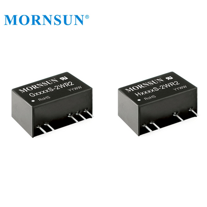 Mornsun H1515S-2WR2 Fixed Input 2W Reliable Railway 15v DC to 15V 2W DC Buck Converter Power Supply