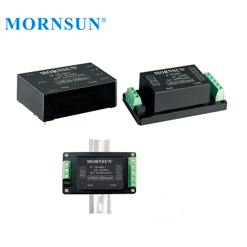 Mornsun LHE20-20D0515-05 DUAL Output AC/DC Power Supply AC DC 5V 15V 20W Green Power Supply for Industrial Control Smart Home