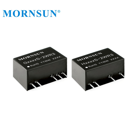 Mornsun G1205S-2WR3 Dual Output 2W 5V Input 12V DC To 5V 2W DC Step Down Buck Converter