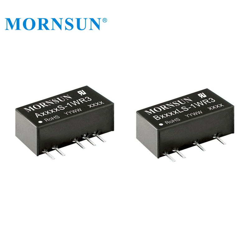 Mornsun A1505S-1WR3 15V Input DUAL Output Step Down Voltage Regulator to 5V 1W DC DC Power Supply Mini Voltage Buck Converter