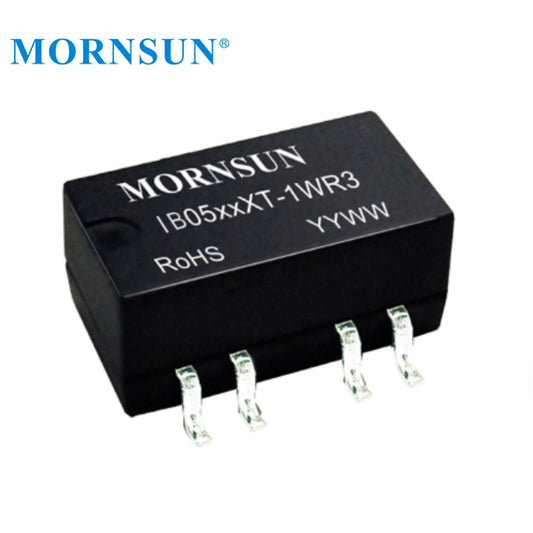 Mornsun 1W DC to DC Converter 5V to 12V 1W IB0512XT-1WR3 with 3 Years Warranty