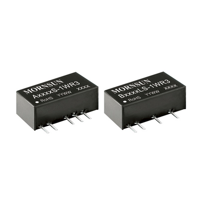 Fixed Input 1W DC-DC Converter 3.3V 1W A0303S-1WR3 Mornsun 3.3VDC to 3.3V 1W DC Converter
