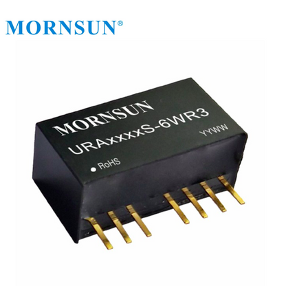Mornsun URA2412S-6WR3 Isolated 9-36V Input DUAL Output 12V 6W DC DC Converter Power Converters Modules For PCB