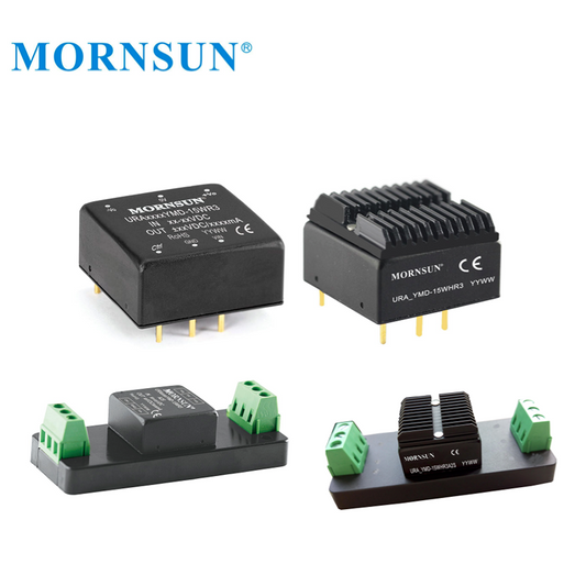 Mornsun URA2424YMD-15WR3 Hot Sells Dual Output DC DC Converter 18V 27V 36V to 24V 15W  Power Supply Module